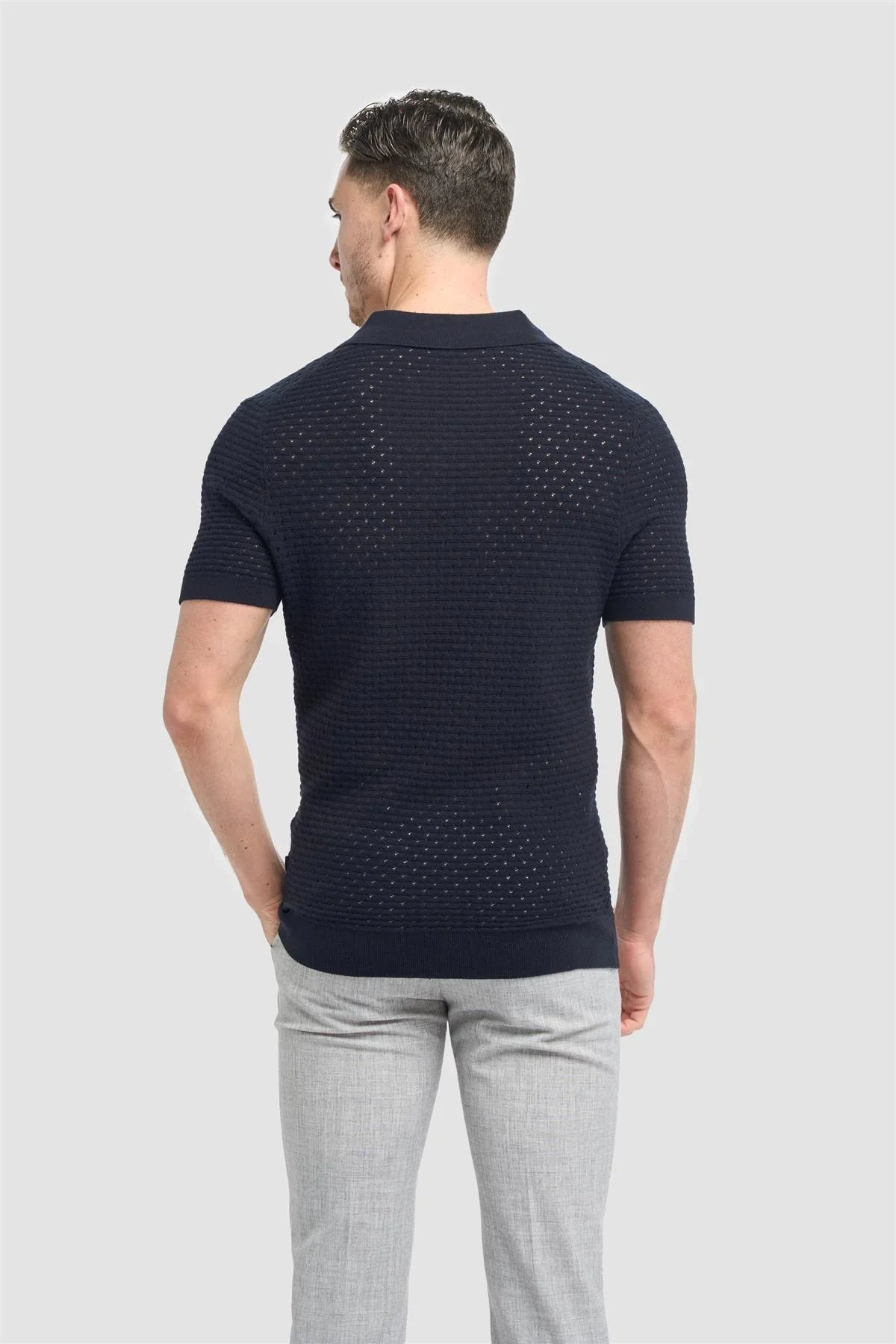 Polo Cavani Axel bleu marine