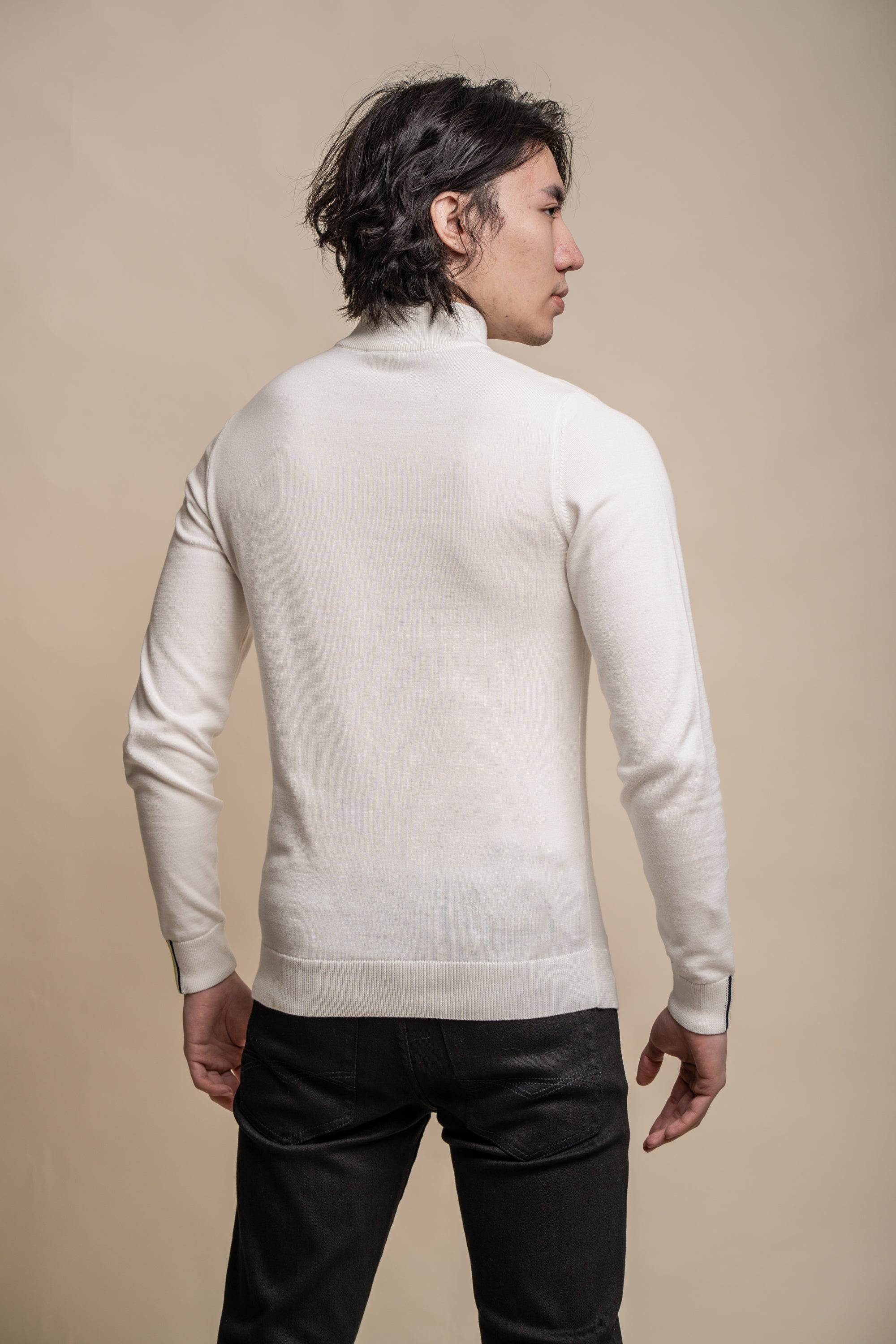 Cavani Avanti Grey - Pull pour hommes avec fermeture éclair