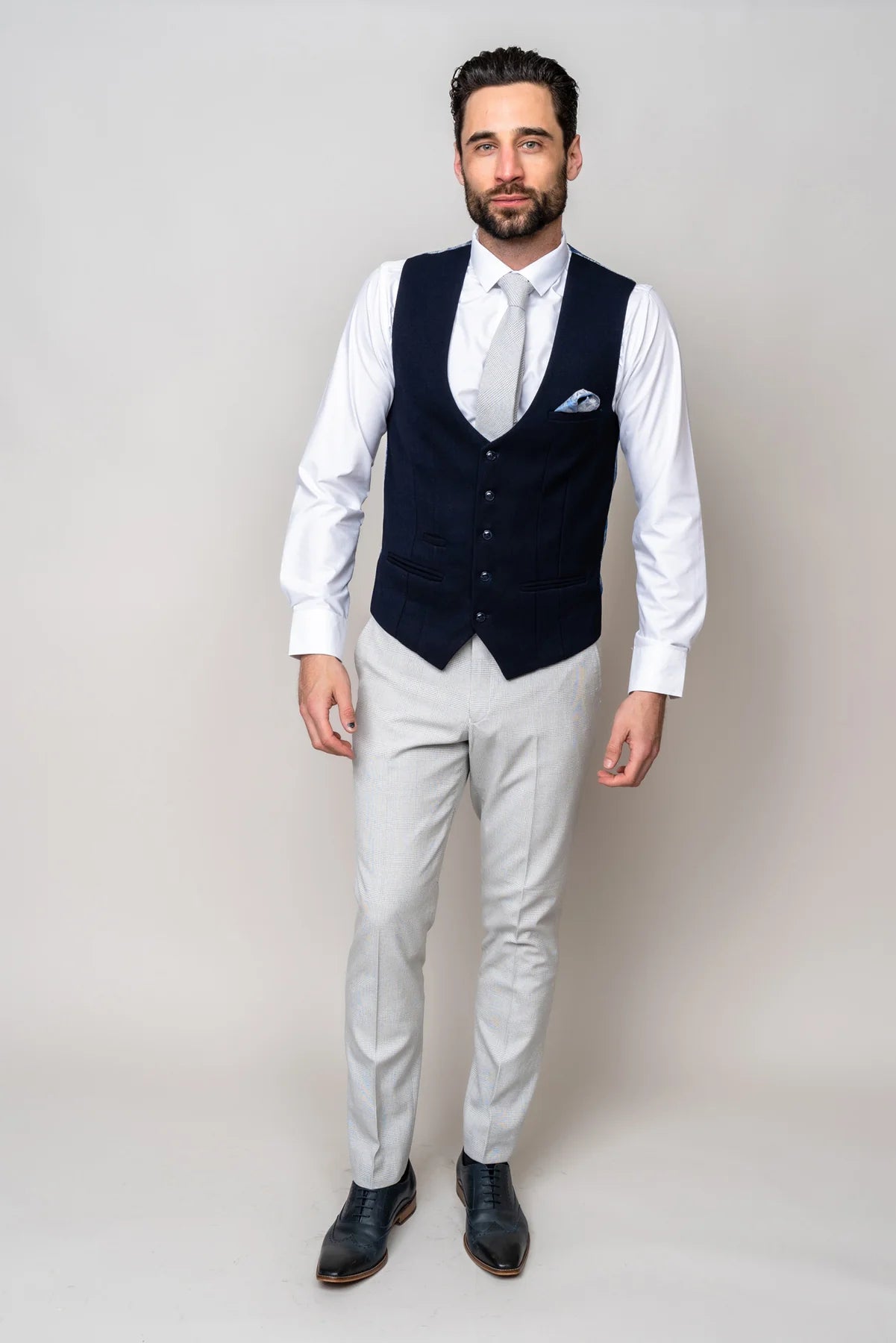 Costume pour homme 3 pièces Marc Darcy Bromley Blanc