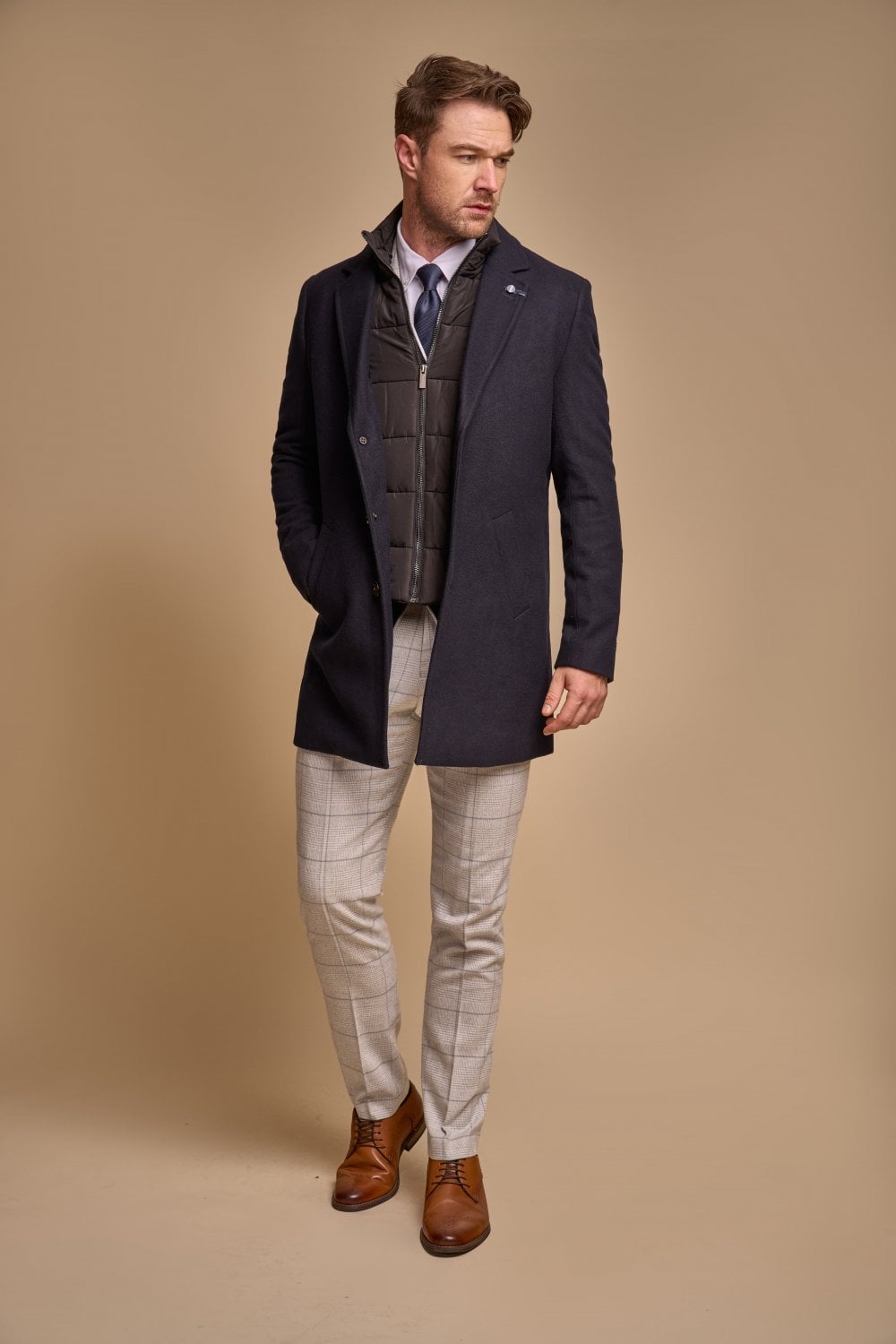 Manteau hommes Sanford - Bleu Marine - Cavani - Mantel