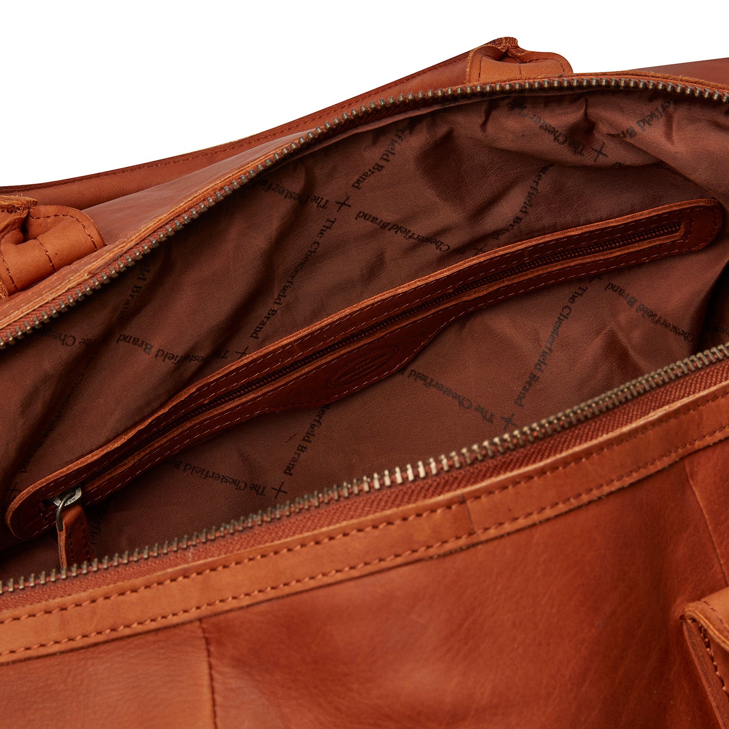 Sac de week-end en cuir - The Chesterfield Brand Portsmouth Cognac