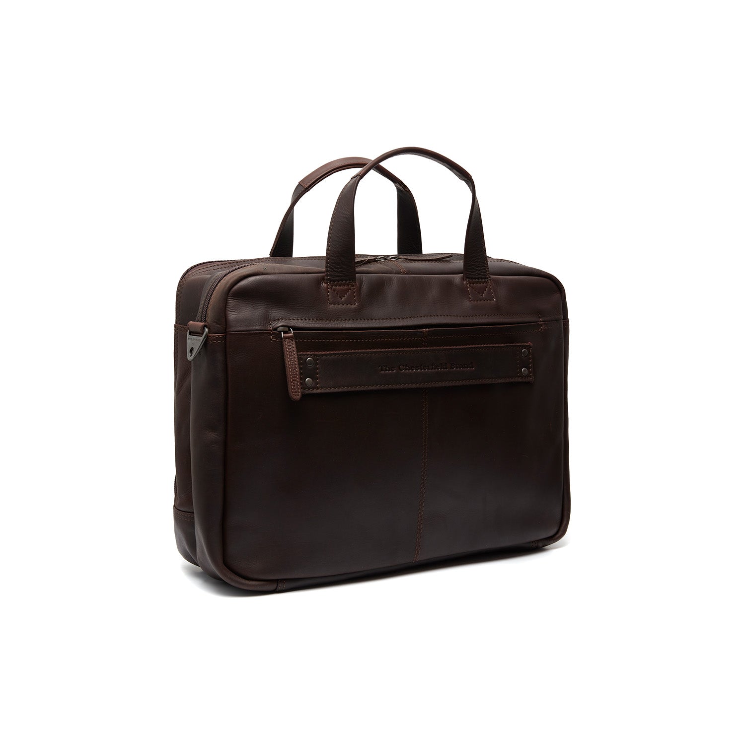 Sac pour ordinateur portable en cuir - The Chesterfield Brand Ryan Marron