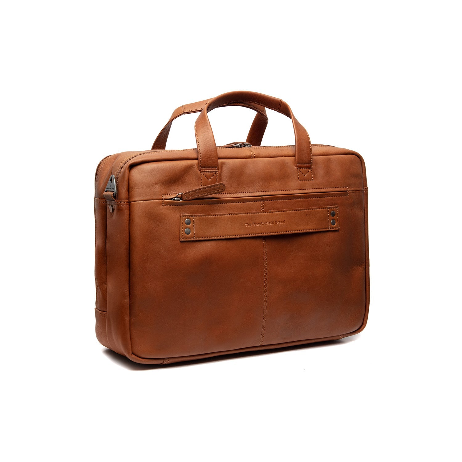 Sac pour ordinateur portable en cuir - The Chesterfield Brand Ryan Cognac