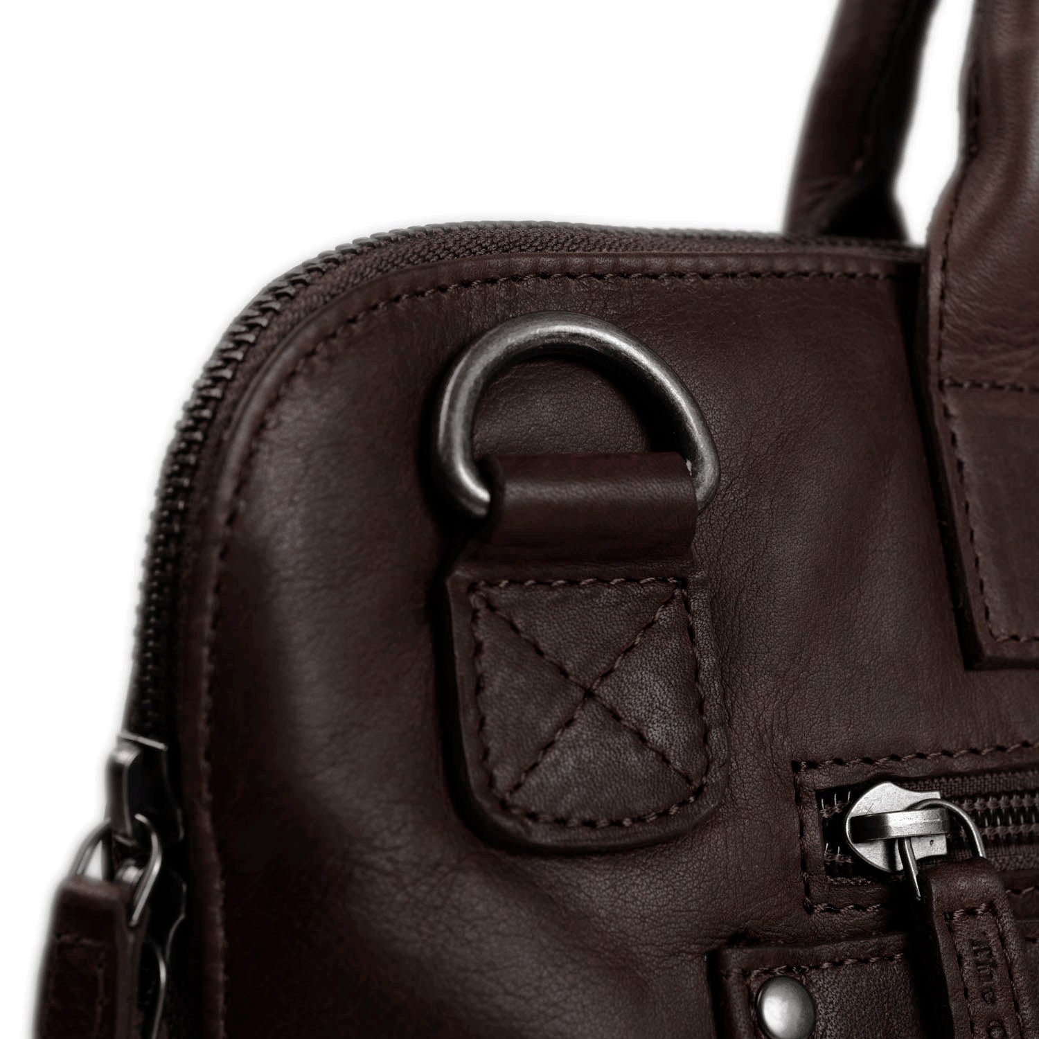 Sac pour ordinateur portable en cuir - The Chesterfield Brand Harvey Marron