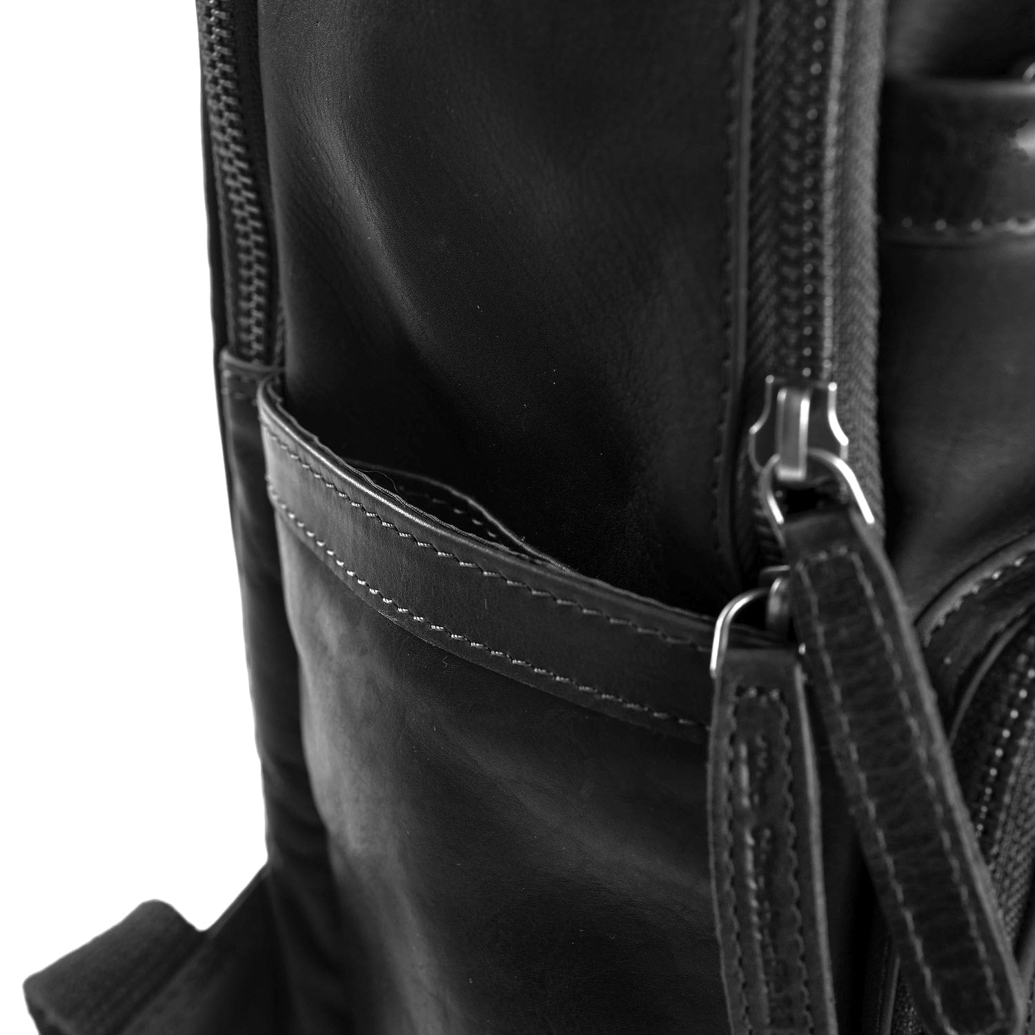 Sac à dos en cuir - The Chesterfield Brand Austin Noir