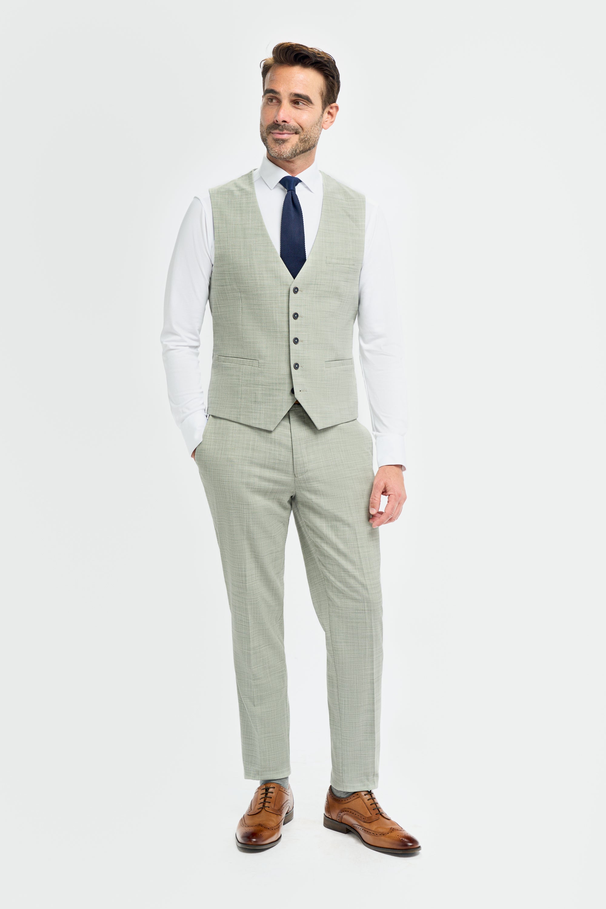 Costume trois pièces homme - Cavani Camden Sauge
