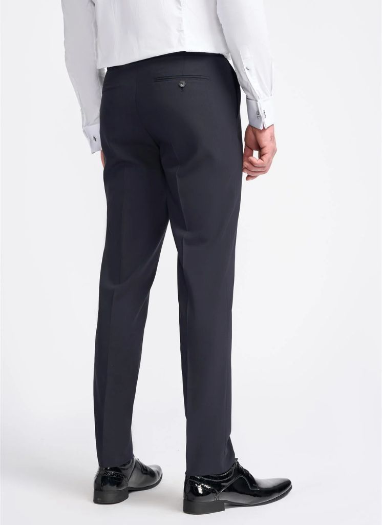 Cavani - Pantalon Aspen Bleu Marine Sans Bande 2