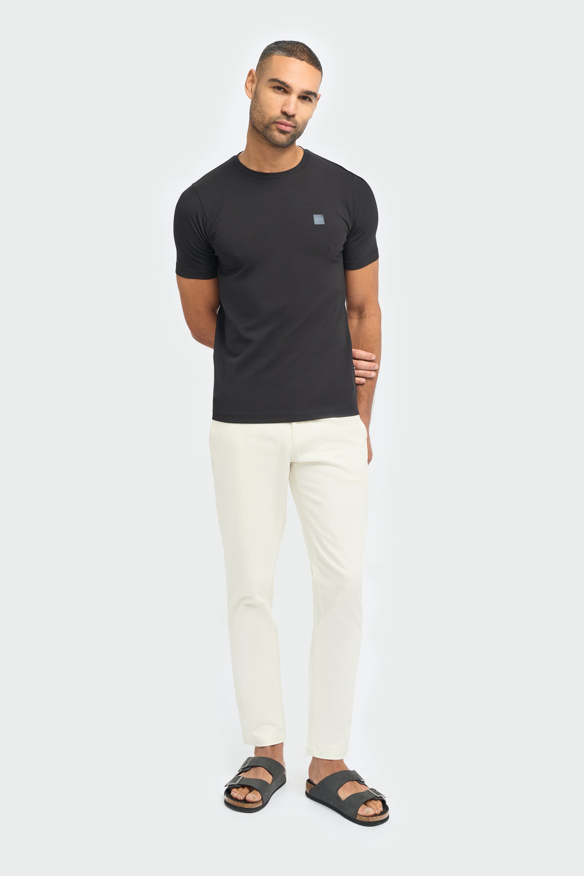 Chino pantalon homme Noir - Cavani Dakota