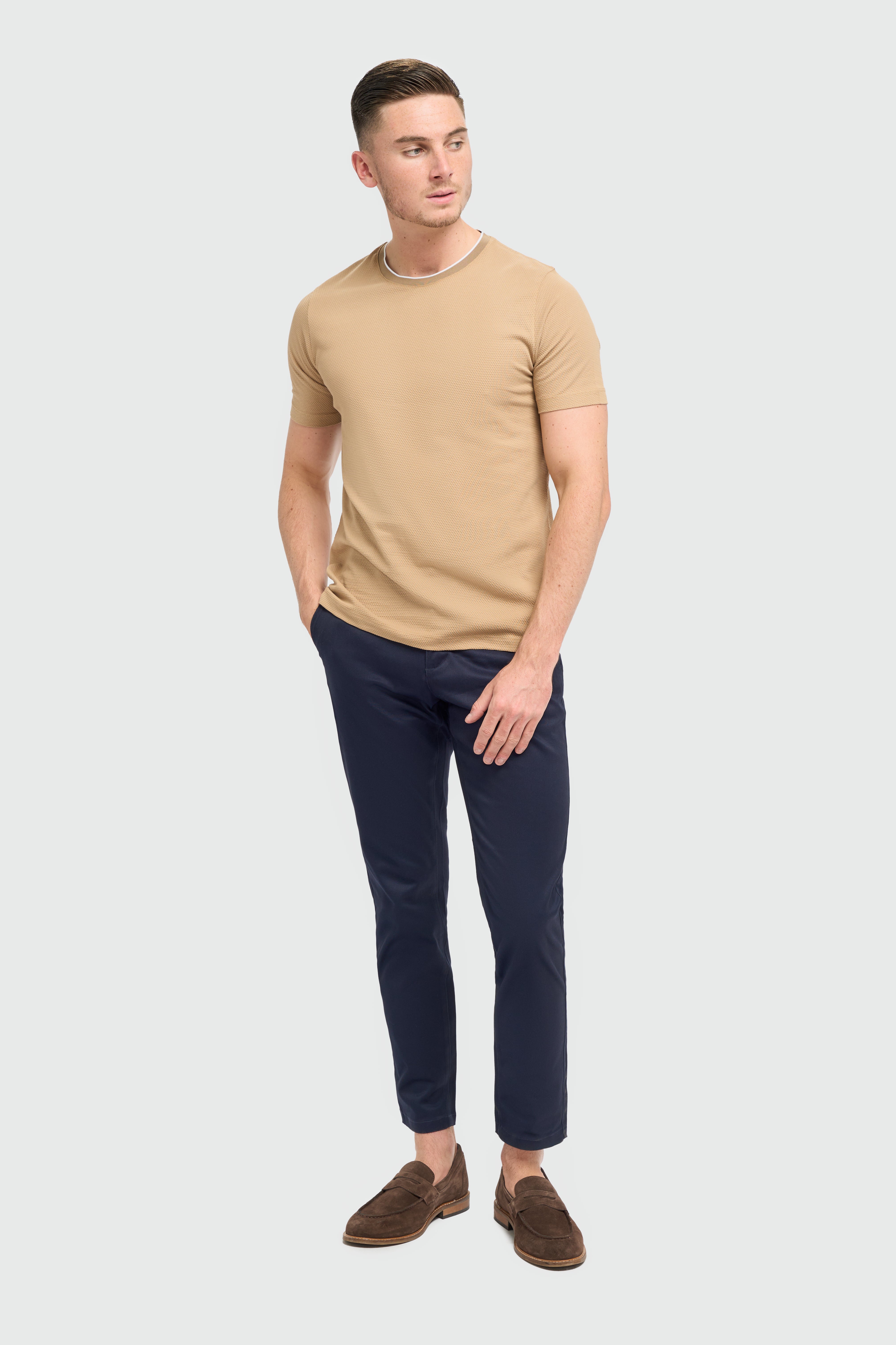 Chino pantalon homme - Cavani Dakota Mauve