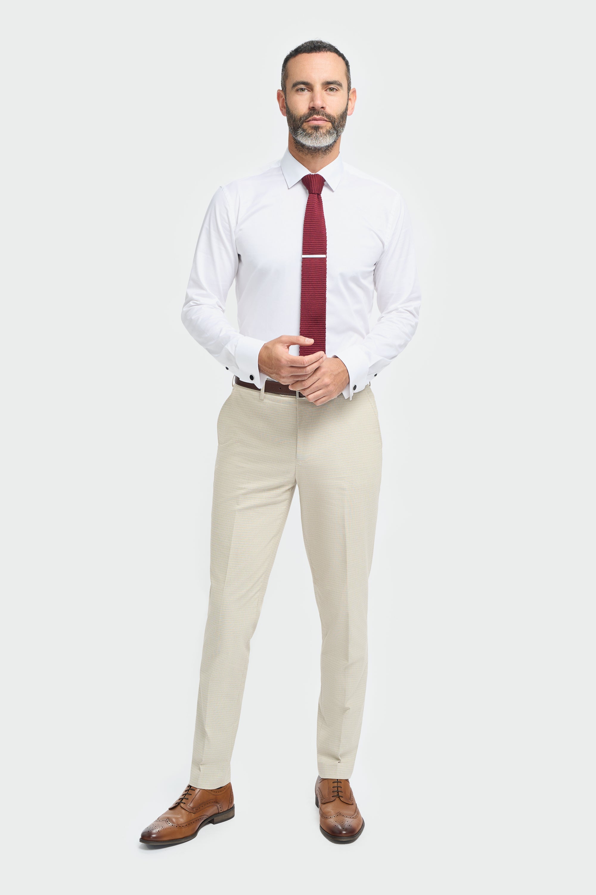 Costume trois pièces pour homme - Cavani Hampton Beige