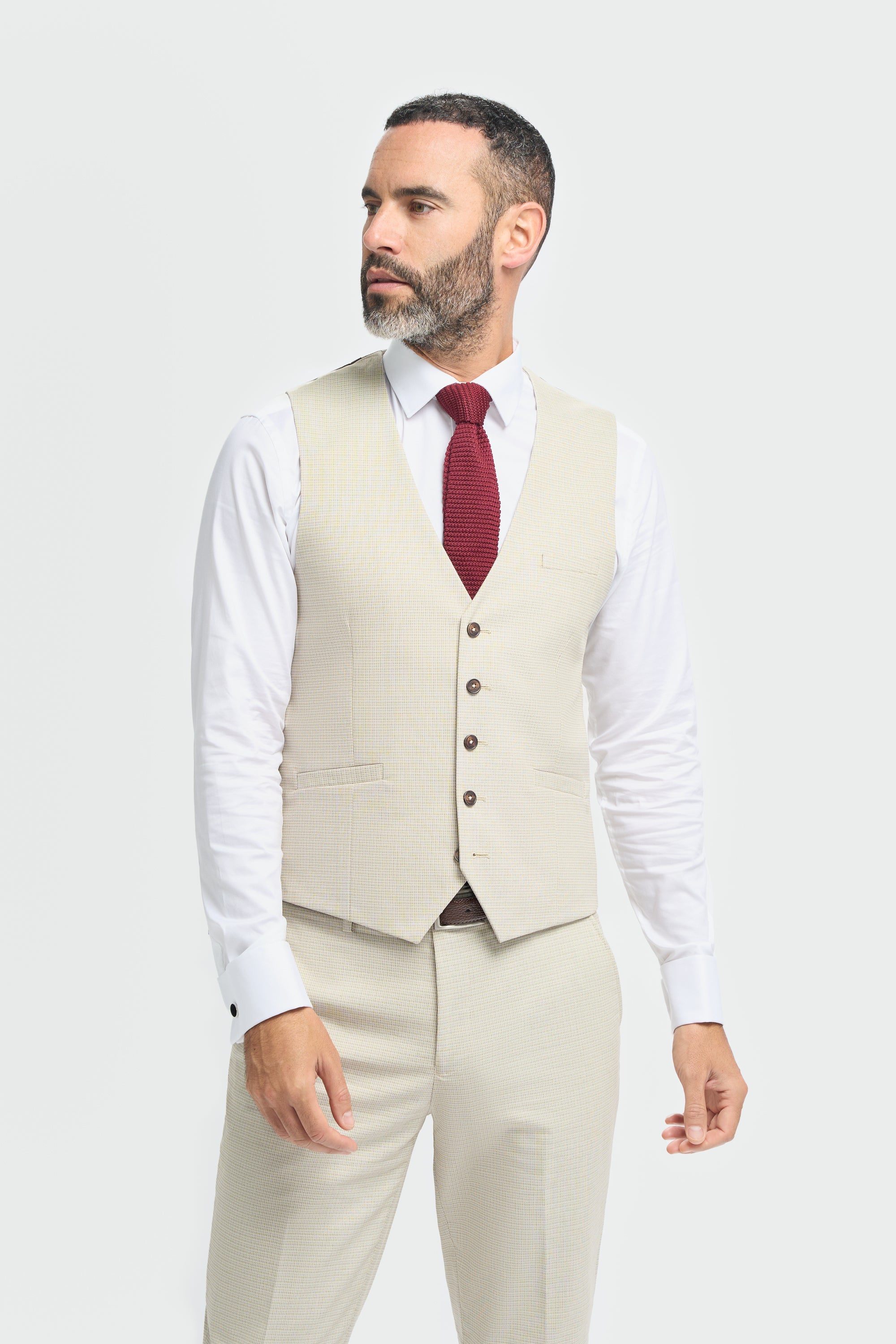 Costume trois pièces pour homme - Cavani Hampton Beige