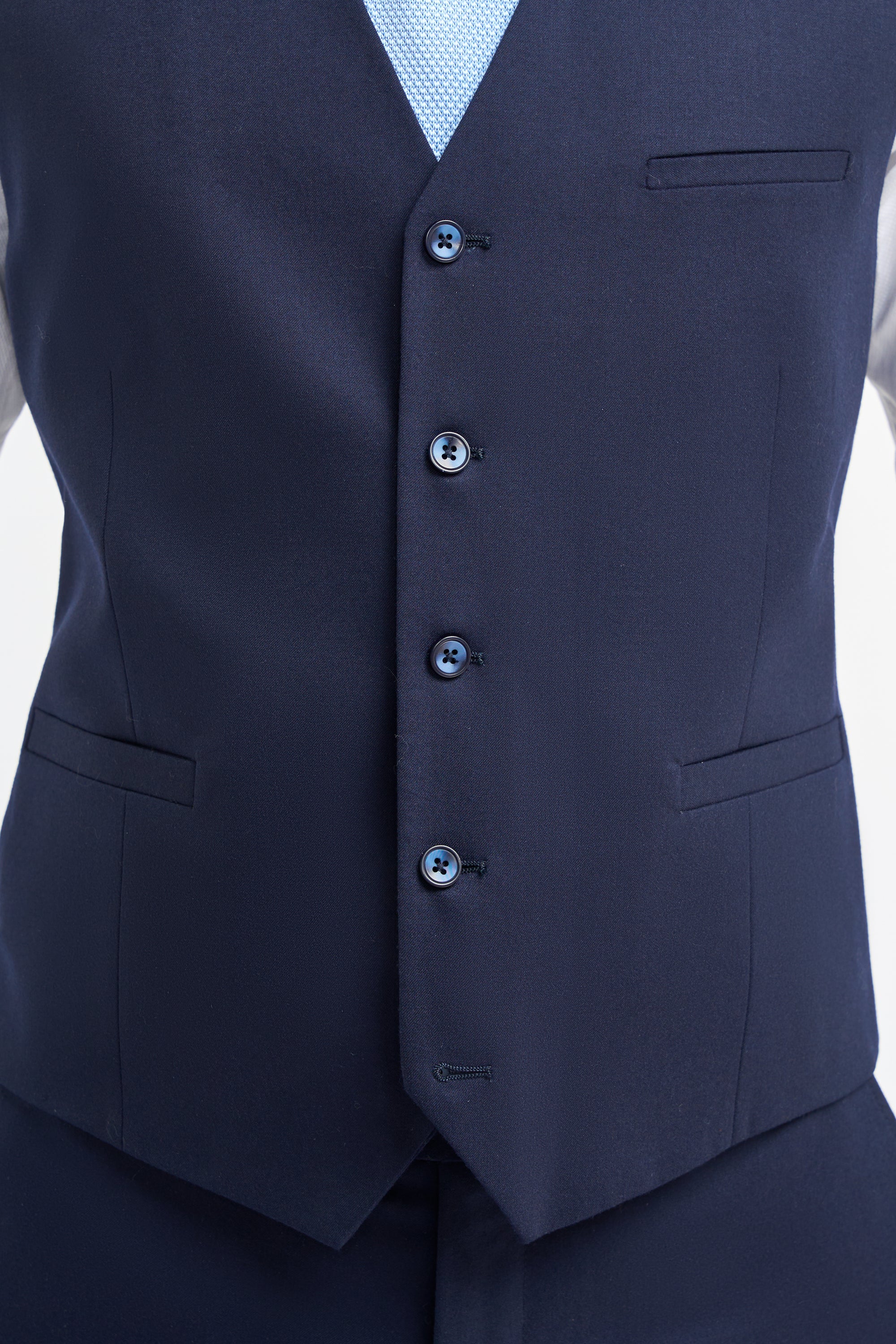 Costume trois pièces pour homme – Cavani James Navy Laine Super 130s