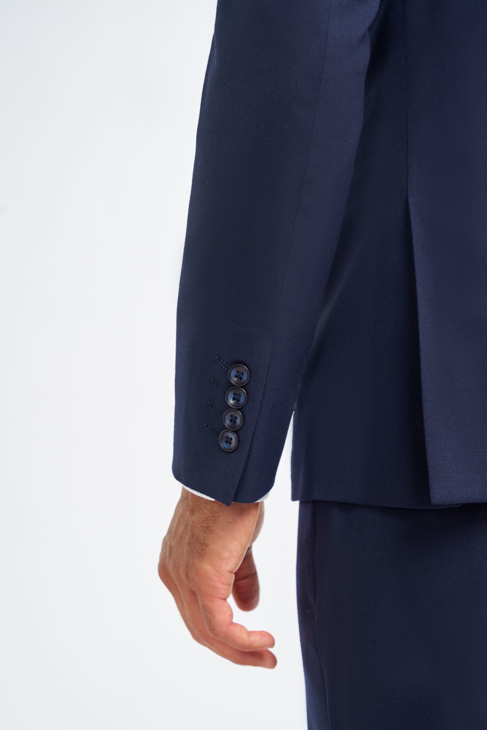 Costume trois pièces pour homme – Cavani James Navy Laine Super 130s