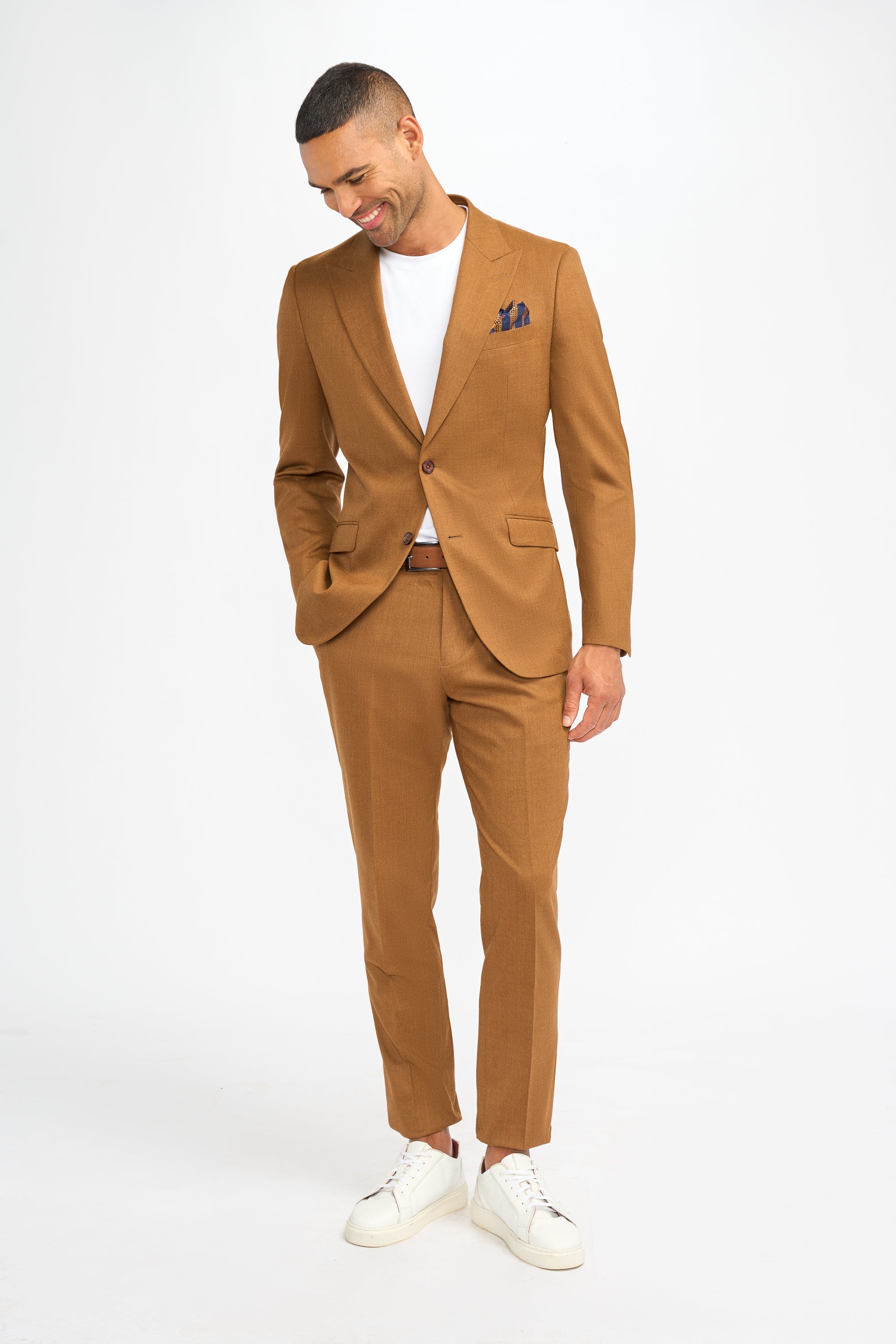 Costume trois pièces pour homme – Cavani James Sierra Laine Super 130s