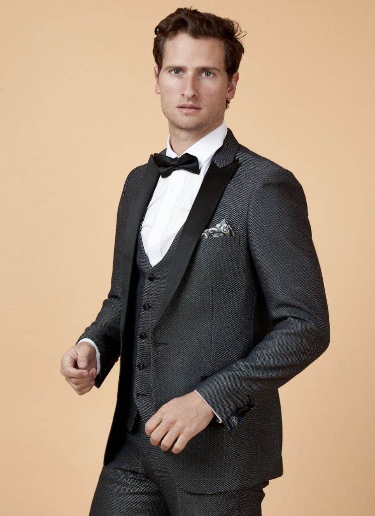 Marc Darcy - Blazer Charcoal Spencer Gris