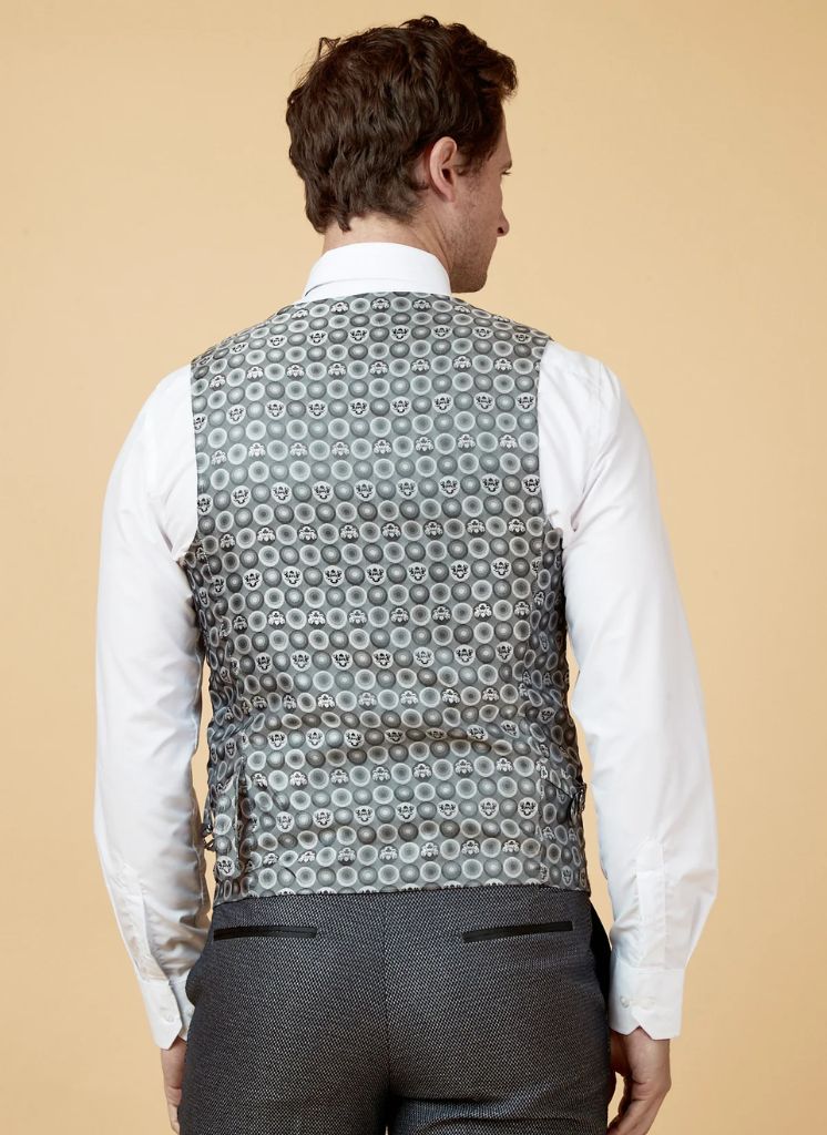 Marc Darcy - Gilet Charcoal Spencer Gris 2