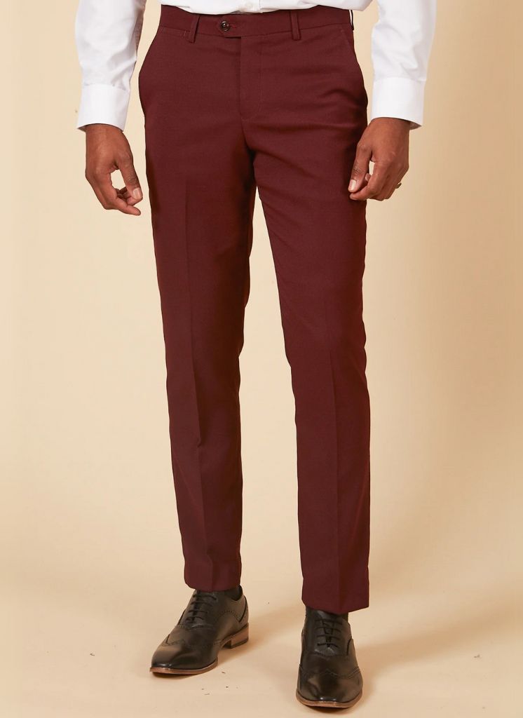 Marc Darcy - Pantalon MAX Rouge Vin 1