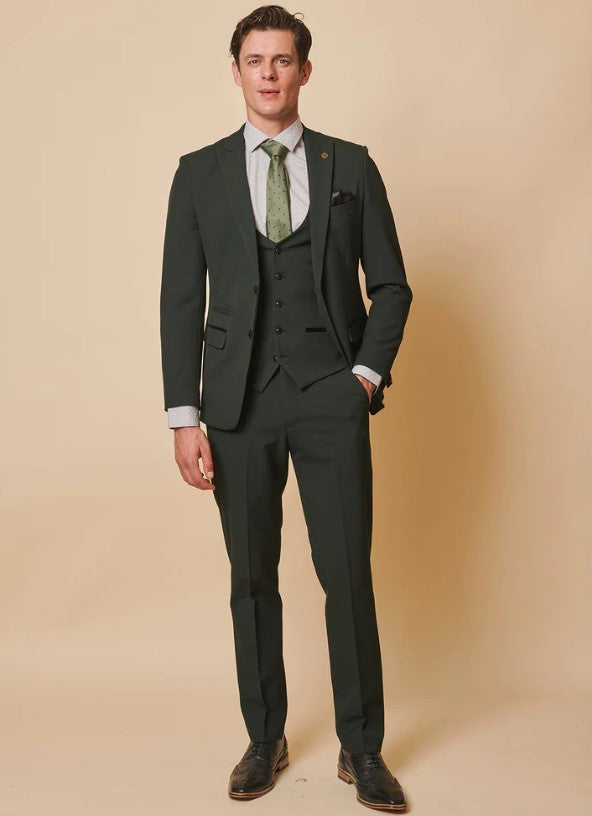 Costume trois pièces pour homme Bromley Vert Olive