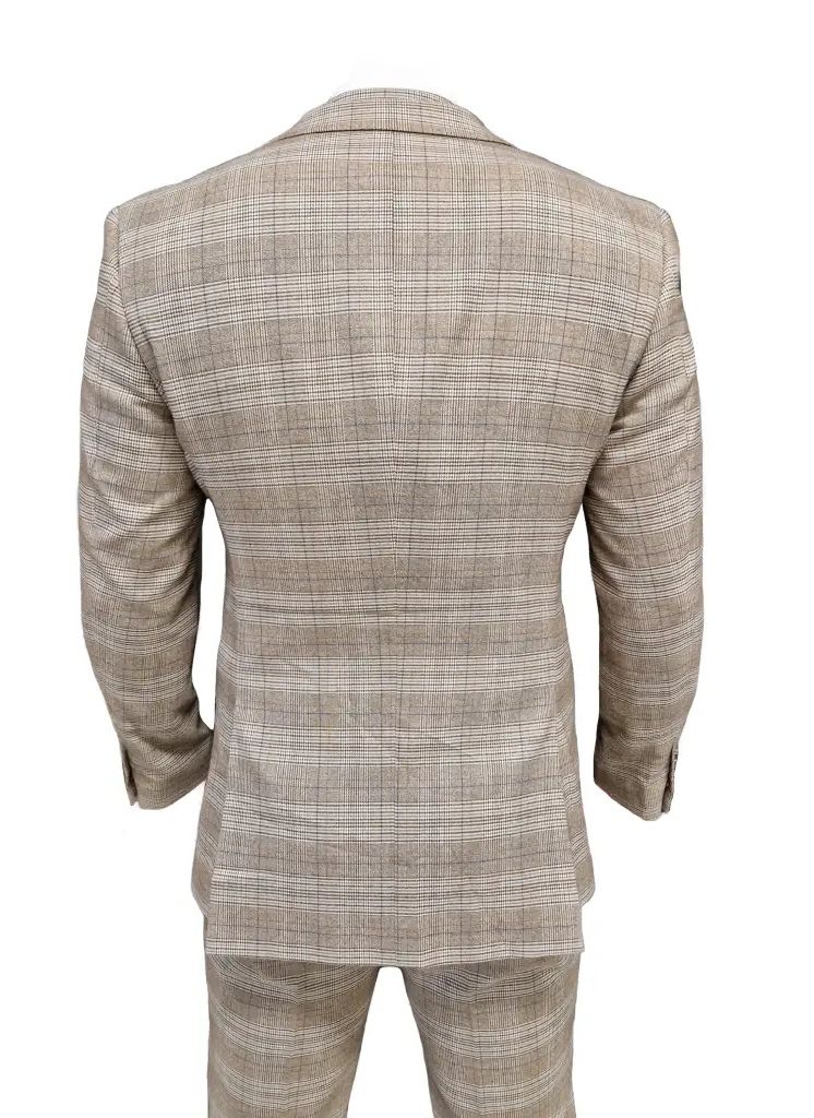 TAVERNY - Colbert Geruit Beige - 2