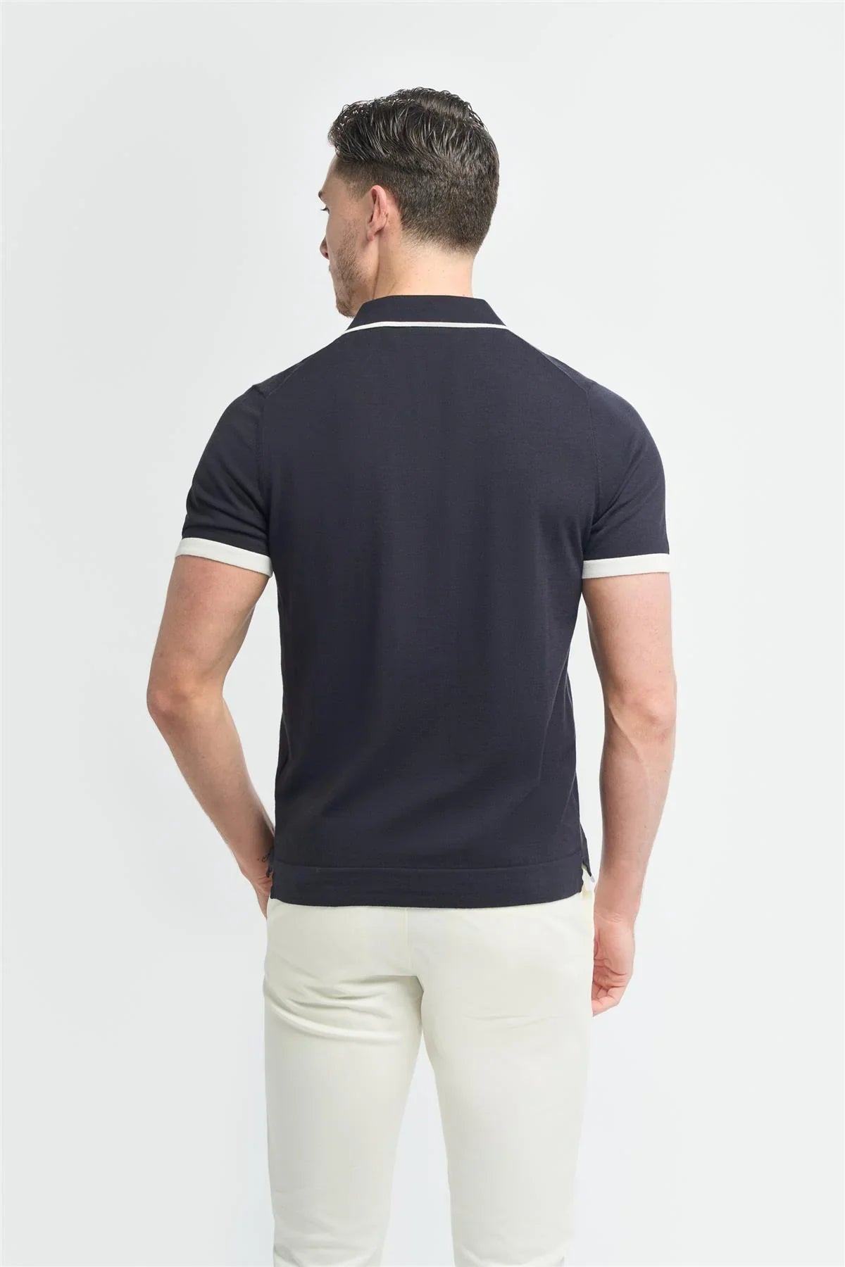 Polo Cavani Enrico bleu marine
