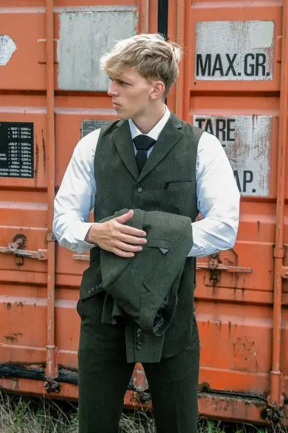 Veste en tweed vert homme Rydale taille 32 doublée Veste en tweed vert homme Rydale taille 32 doublée