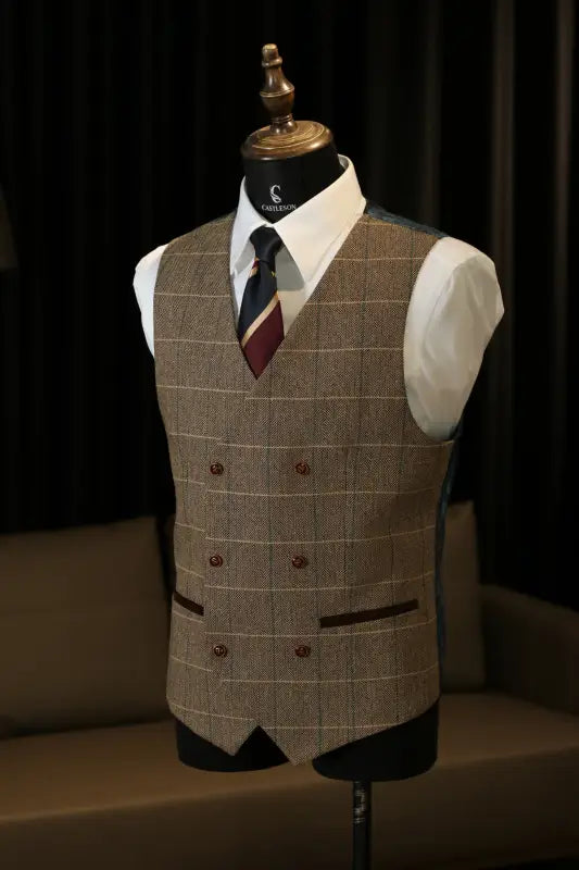 CASTLESON - Gilet Baron Brun - Gilet