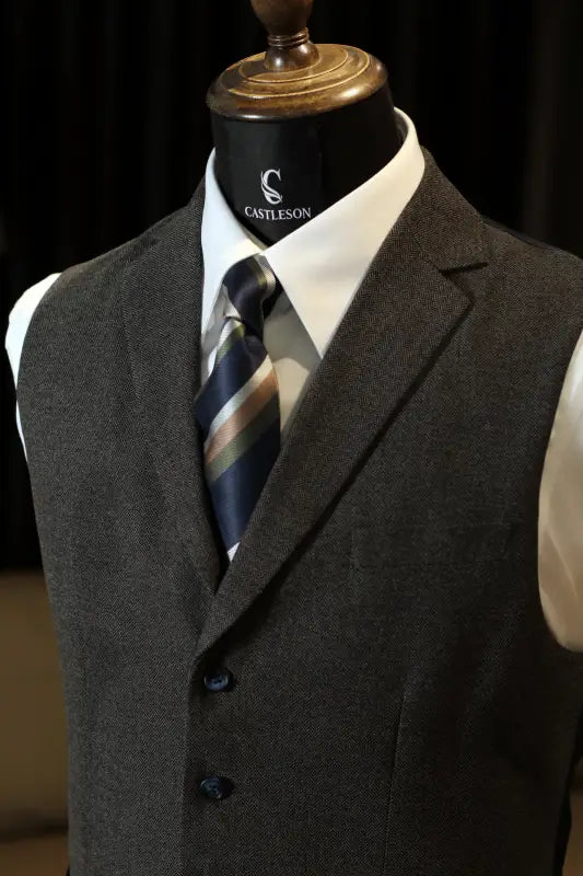 CASTLESON - Gilet Chief Gris - Gilet
