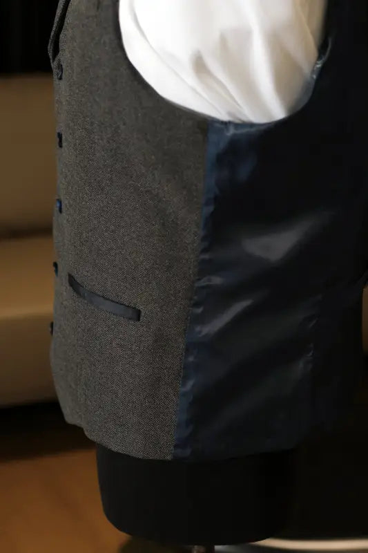 CASTLESON - Gilet Chief Gris - Gilet