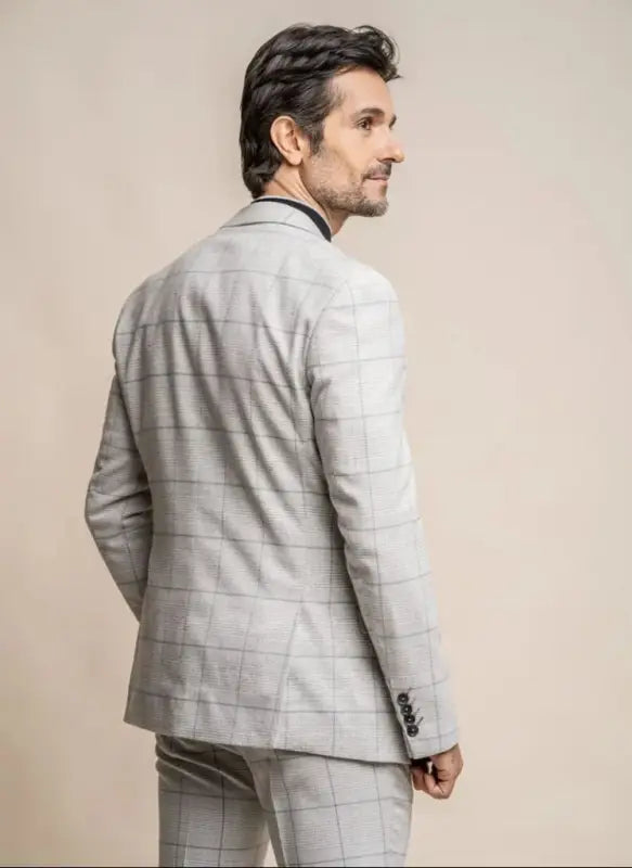Cavani - Blazer à carreaux Radika Gris 2