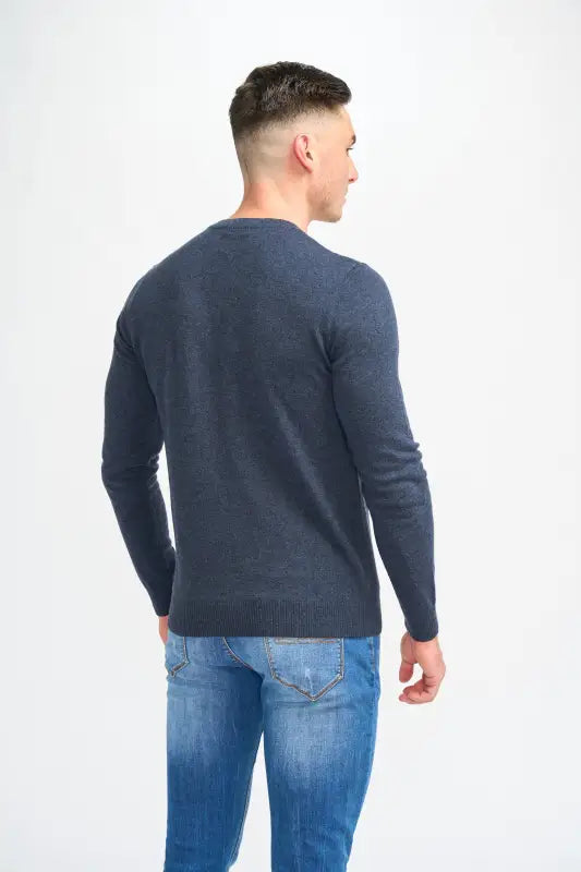 Cavani Connall Olive - Pull en maille pour hommes - pullover