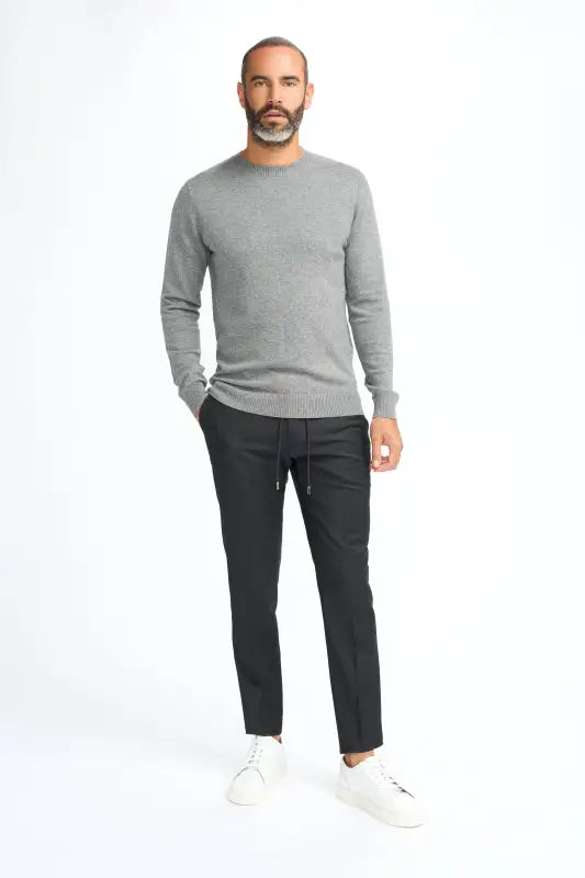Cavani Connall Olive - Pull en maille pour hommes - pullover
