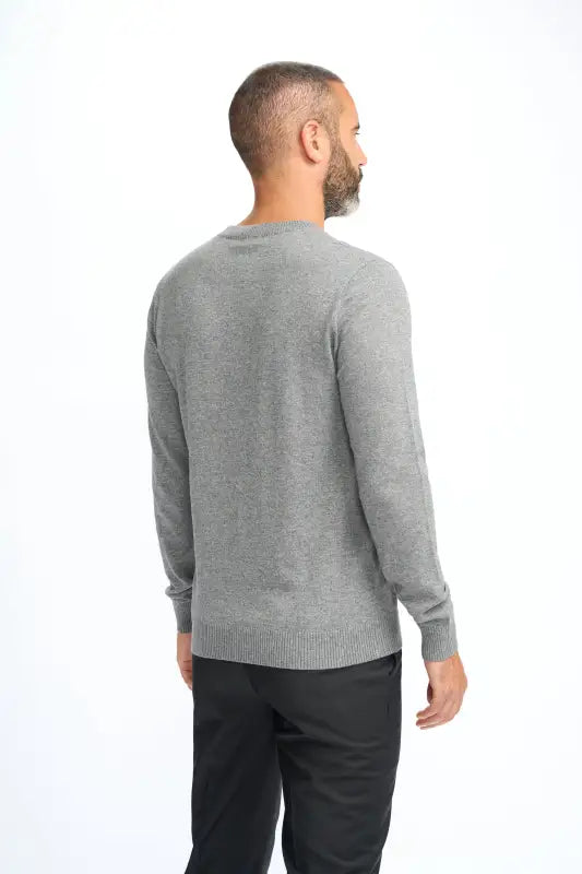 Cavani Connall Olive - Pull en maille pour hommes - pullover