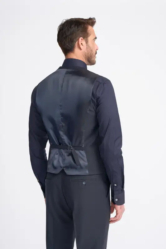 Cavani – Gilet Bond bleu nuit - Gilet