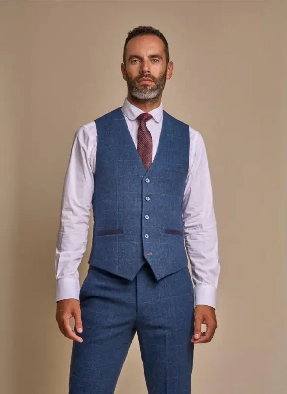 Cavani-Gilet-Peaky-Style-Carnegi-Navy-Tweed
