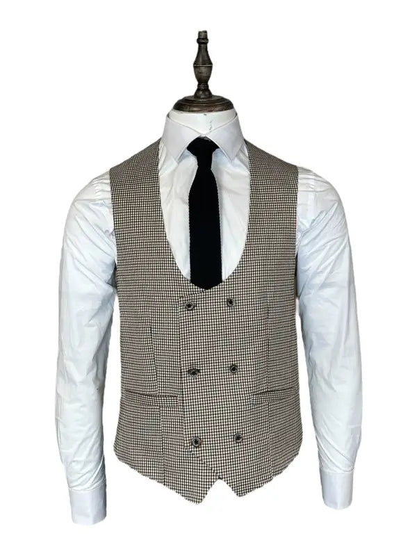 Cavani - Gilet Elwood Pied de Poule - Gilet