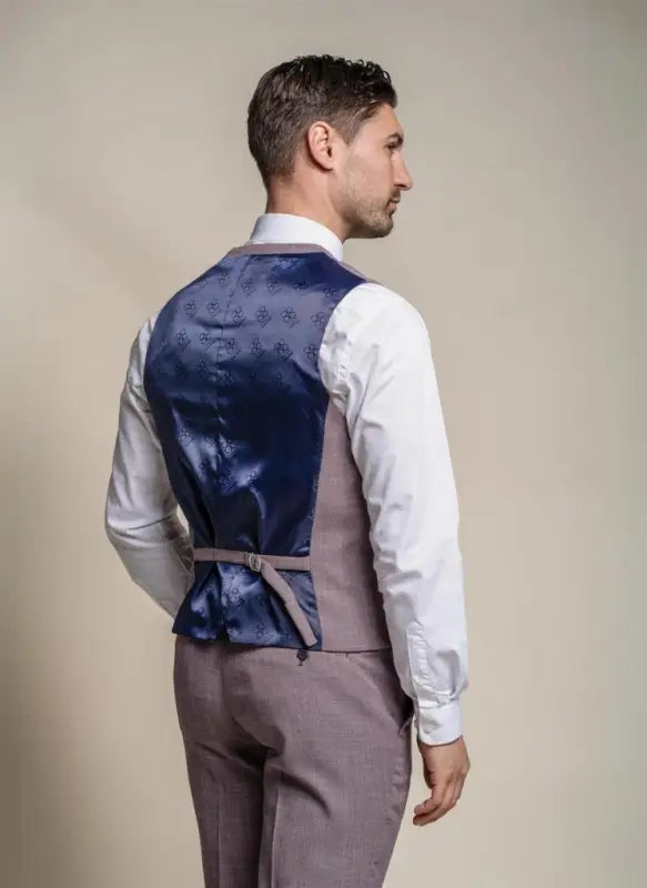 Cavani-Gilet-Lilas-Slim-Fit