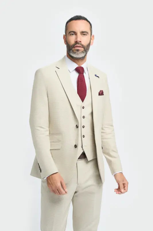 Cavani Hampton - Veste Beige - Colbert