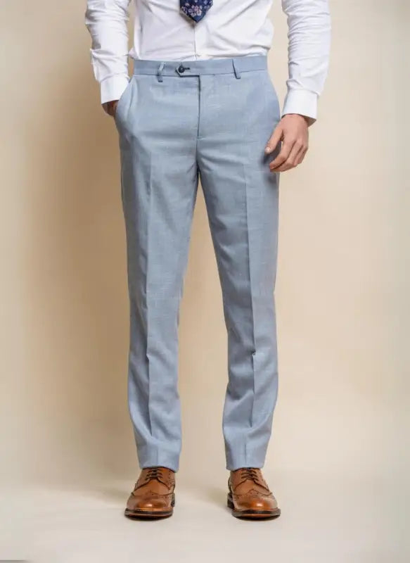 Cavani - Pantalon Miami Bleu Ciel Slim Fit