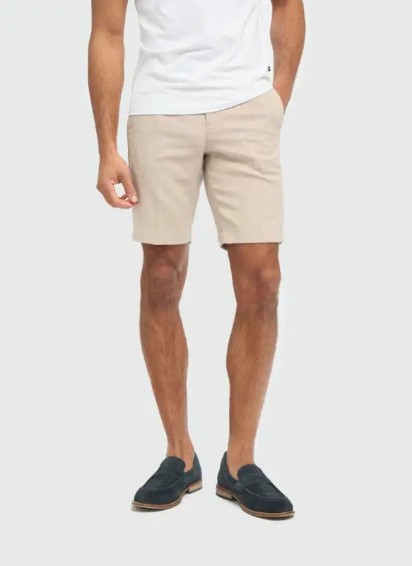Cavani - Short homme Miami Bleu Marine - 28/XS / Beige
