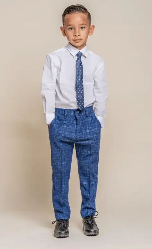 Chemise blanche Cavani pour enfants - Stropdas