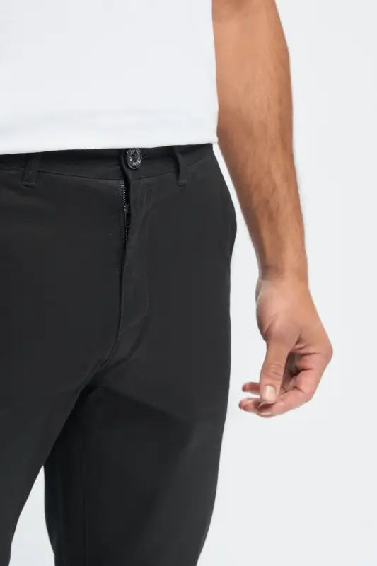 Chino pantalon homme Noir - Cavani Dakota - Chino