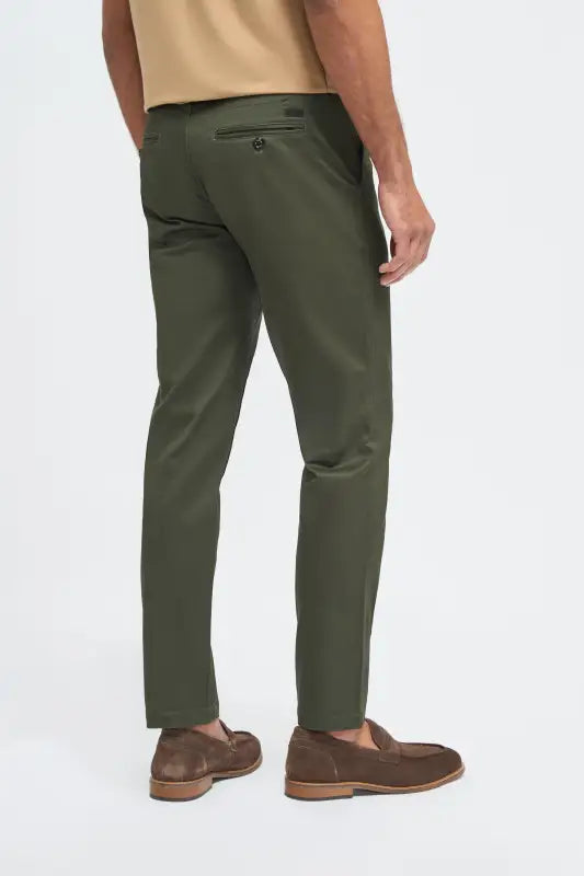 Chino pantalon homme Olive - Cavani Dakota - Chino