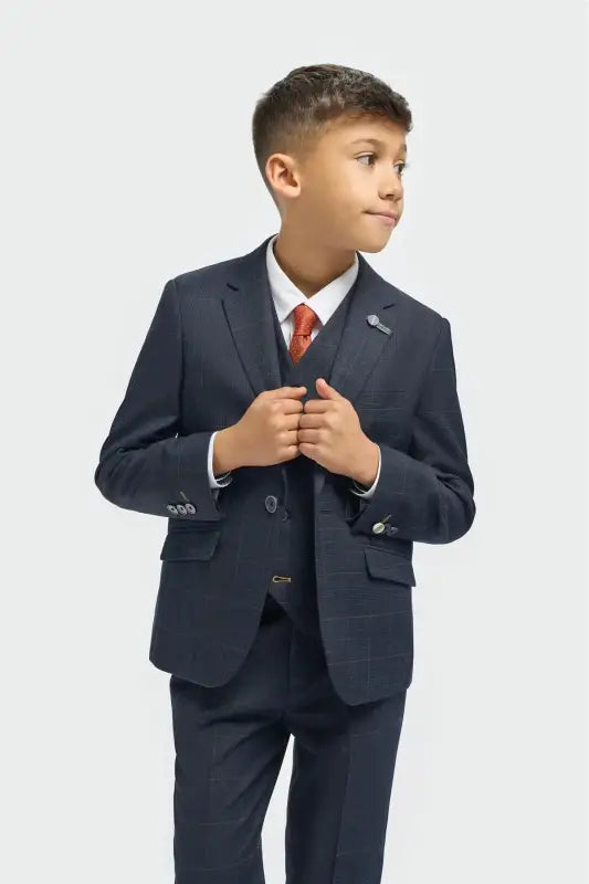 Costume trois pièces pour enfants - Torino Marine - kinder