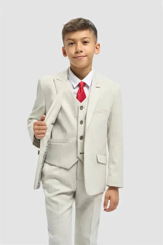 Costume trois pièces pour enfants - Tropez Sauge - kinder