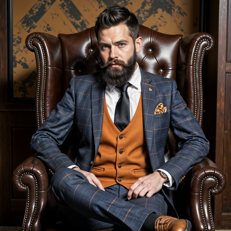 Costume trois pièces Jenson Marine Mix and Match - Marc Darcy