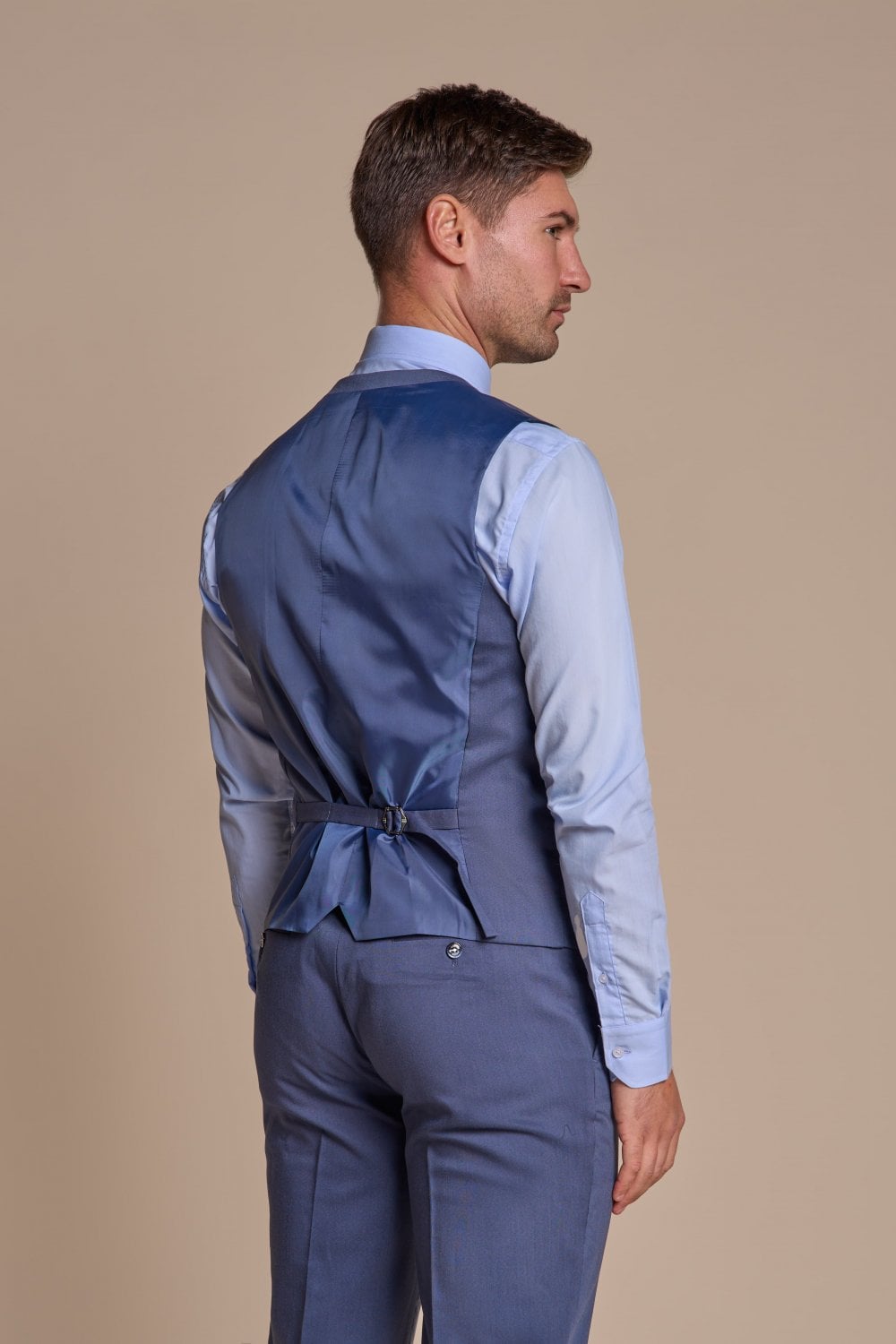 Costume Homme 3 Pièces Bleu - Specter Sarcelle - Driedelig