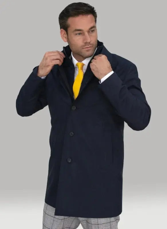 Manteau Mac Cavani Brando – Bleu marine - mantel