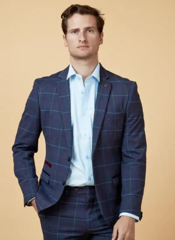 Marc Darcy - Blazer Drake Bleu Marine 1