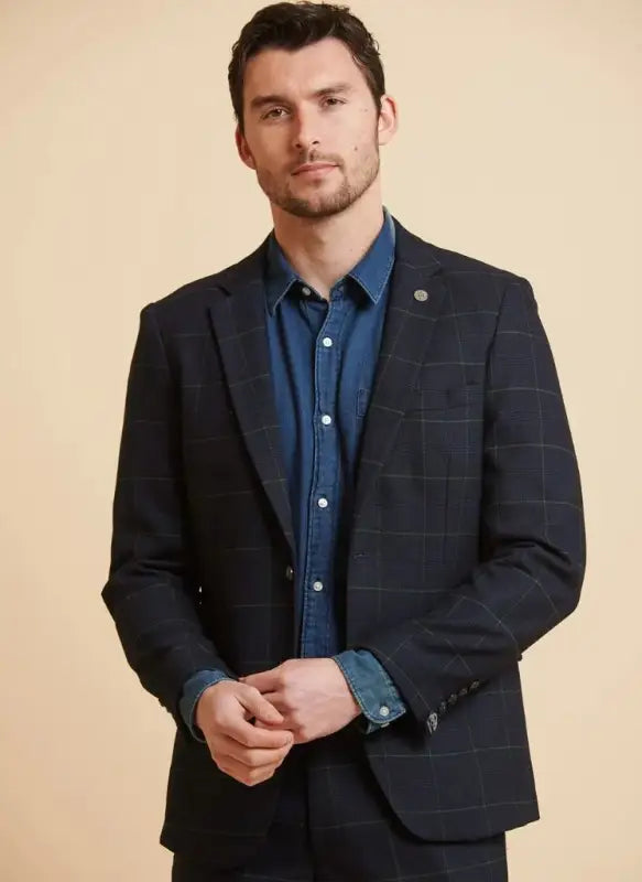 Marc Darcy - Blazer Edison Greenline Bleu Marine 1