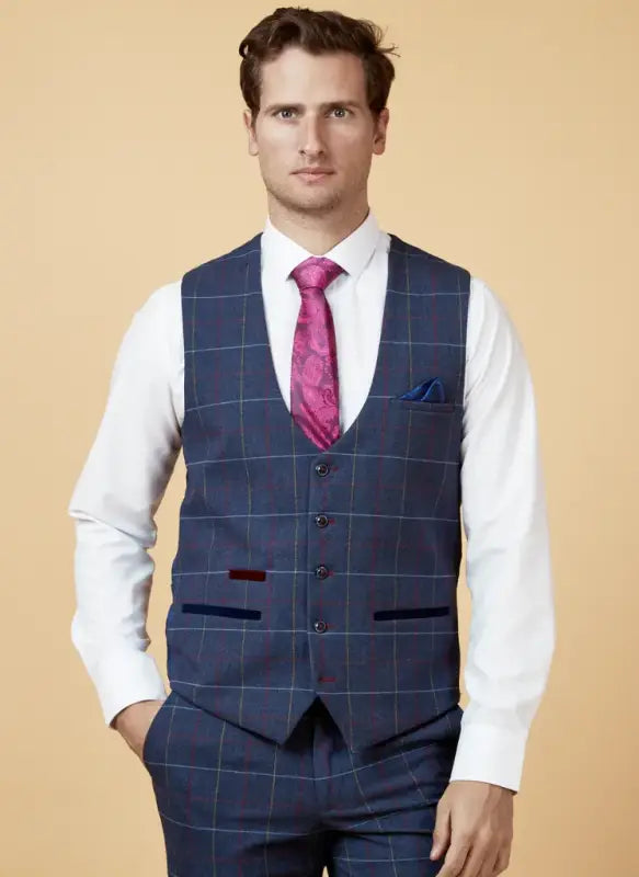 Marc Darcy - Gilet Drake Bleu Marine 1